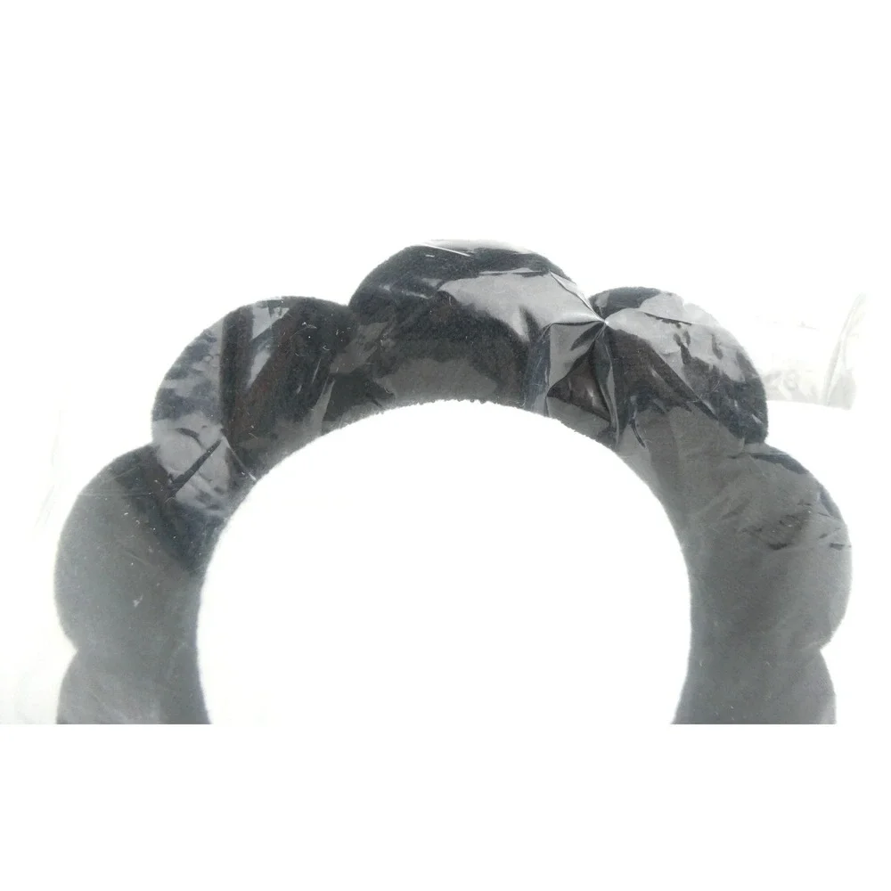 Redken Black Scalloped‎ Plush Headband - New